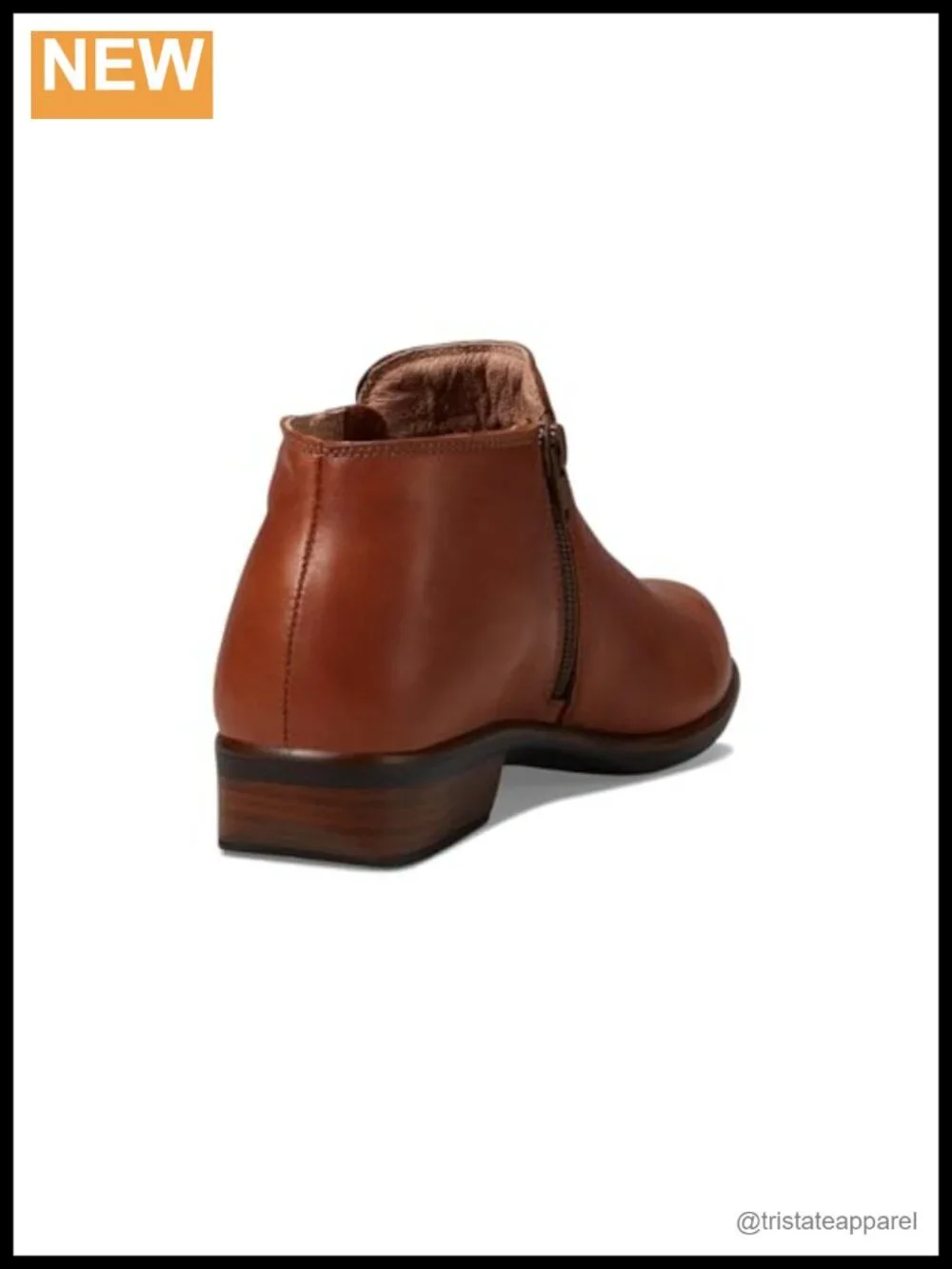 Ankle Boots Leather Removable Footbed Handsewn Stitching